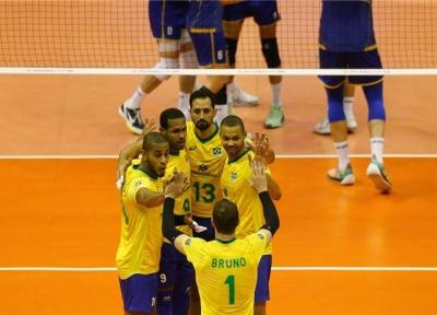 لیگ ملت های والیبال، برزیل پس از ایران به مرحله نهایی رسید، لهستان و کانادا امیدوار به صعود